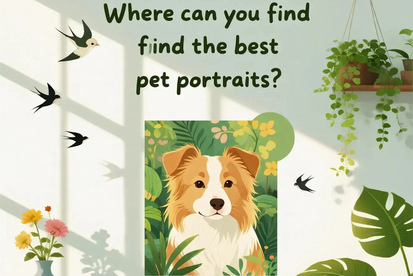 Where can you find the best pet portraits? - PrintToucan