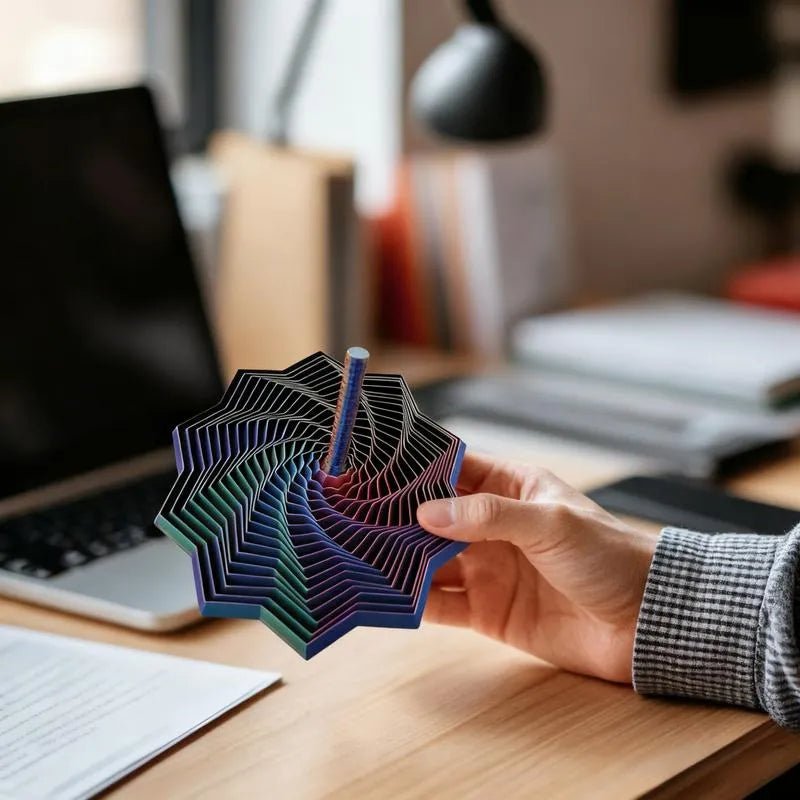 3D Printed Expanded Sensory Fidget Star Plastic Valentines Day Rainbow Stretch Toy Home Decor PrintToucan - PrintToucanStandard