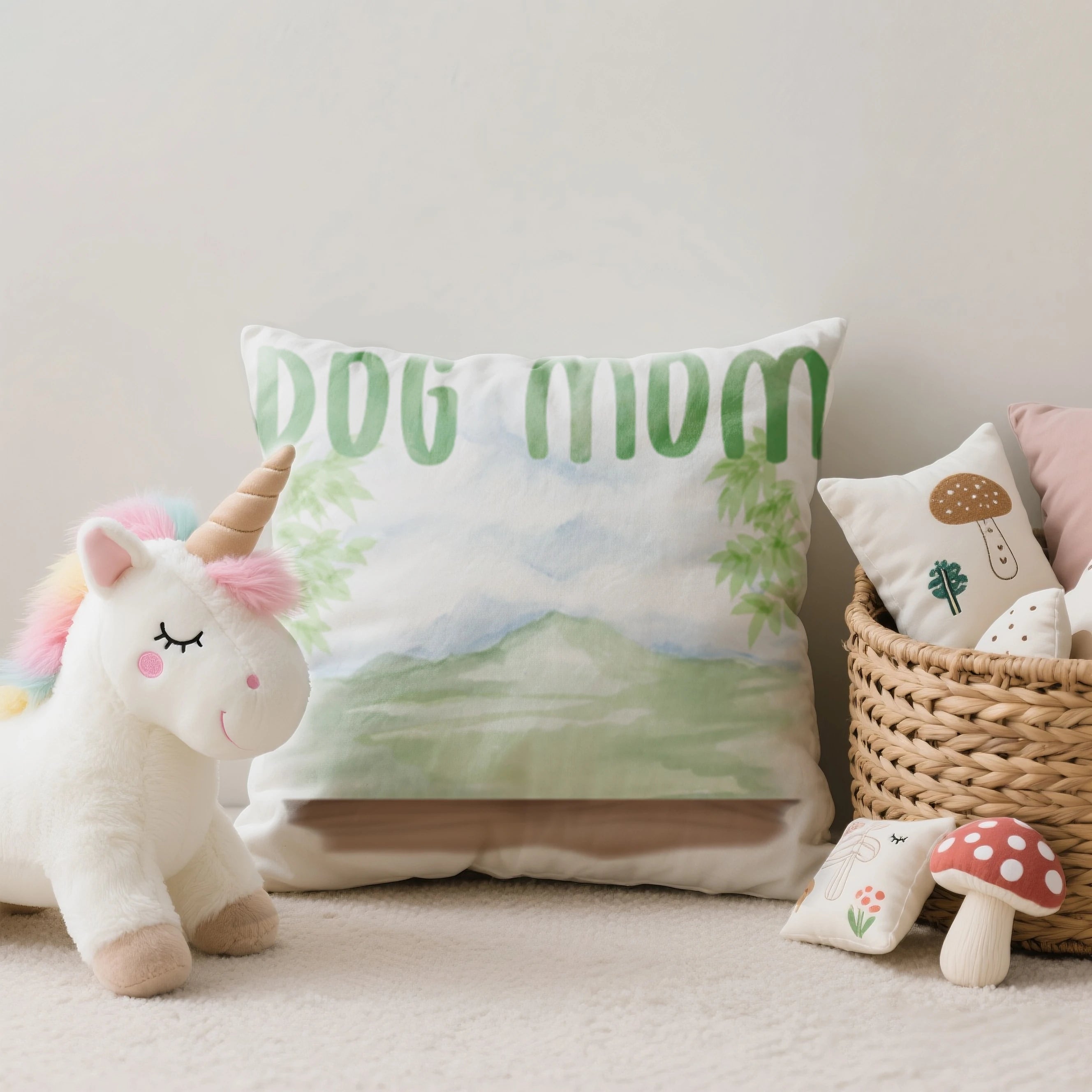 Custom Dog Mom Cushion Two-Sided Pet Lover Decor