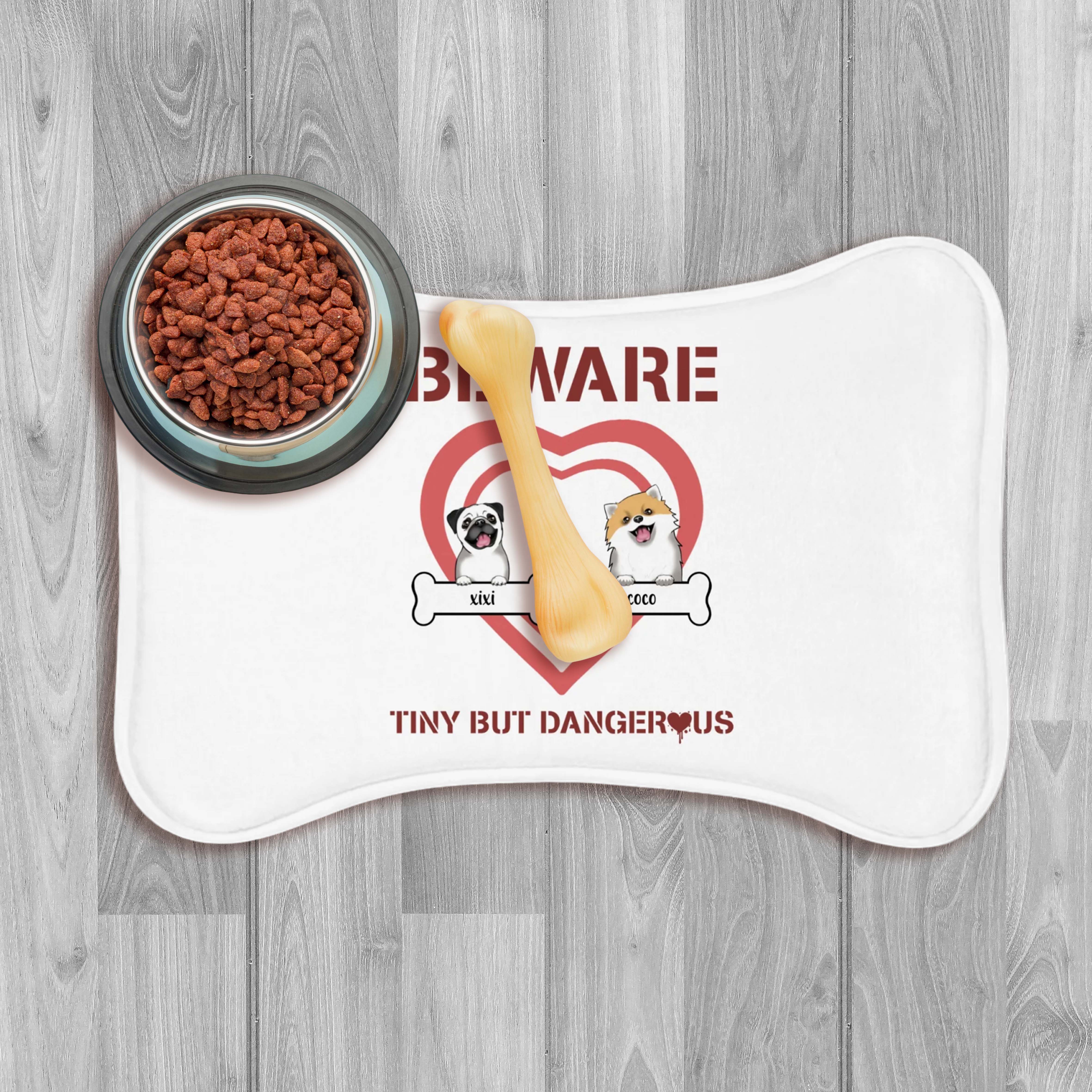 Custom Pet Feeding Mat –Personalized Dog Feeding Mat for Pet Lovers