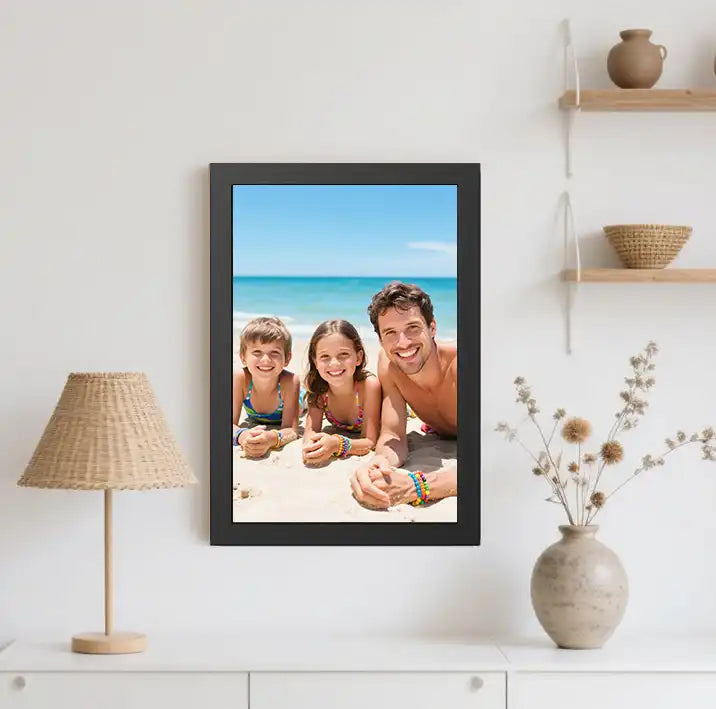 Custom Framed Travel Poster Image Upload Personalized Wall Art Fast Printing | PrintToucan