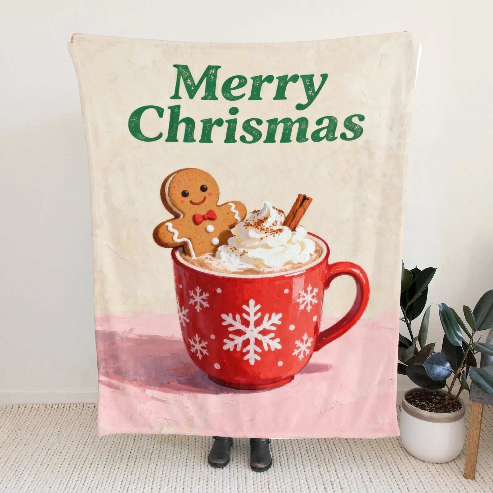 Blankets 1150g Flannel Christmas Holiday Cozy Home Decor Weighted Blanket Baby Blanket PrintToucan - PrintToucanChrismas Gift150cm x 200cm/60"x80"