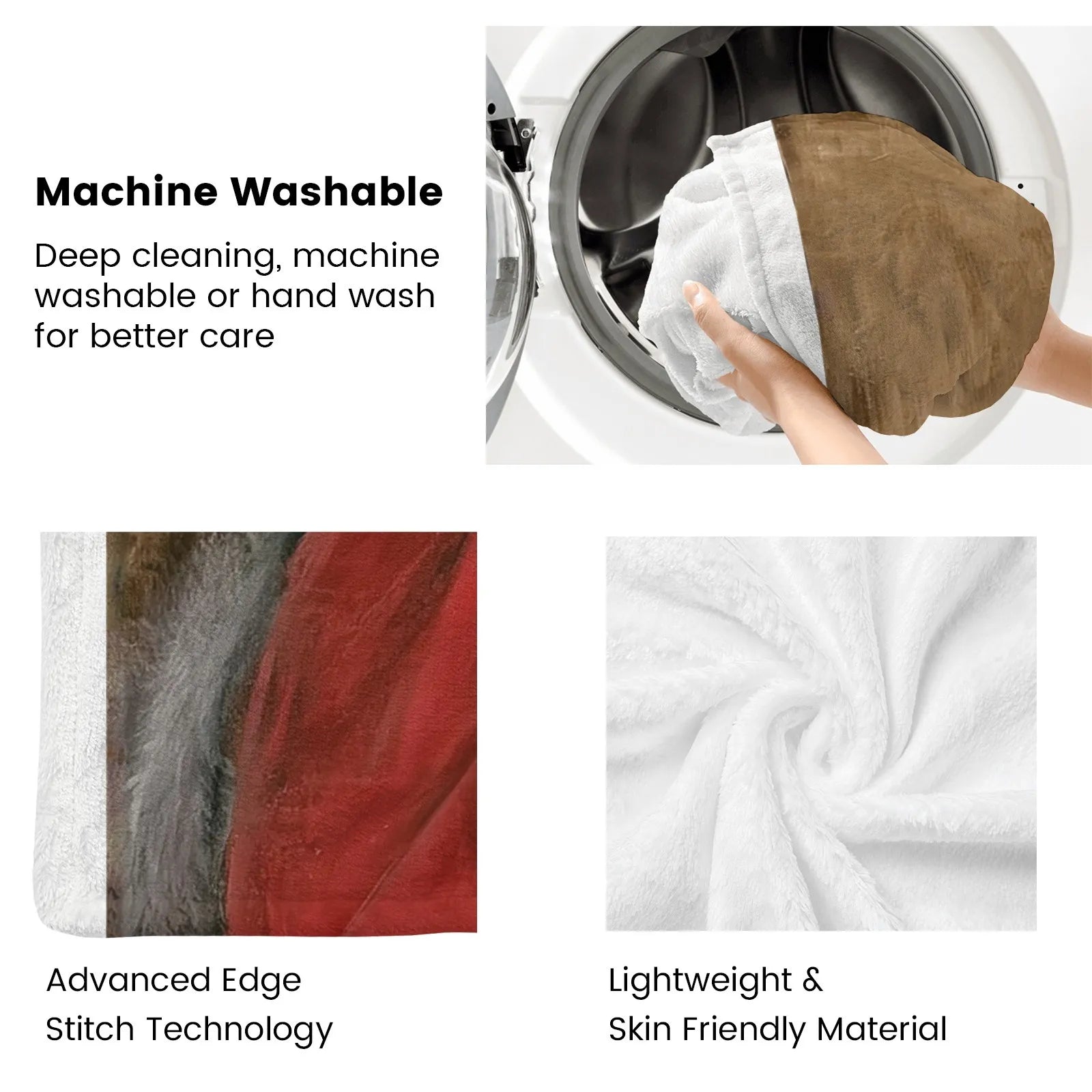 Blankets 1150g Flannel Christmas Santa Design Weighted Baby Blankets PrintToucan - PrintToucanChrismas Gift150cm x 200cm/60"x80"