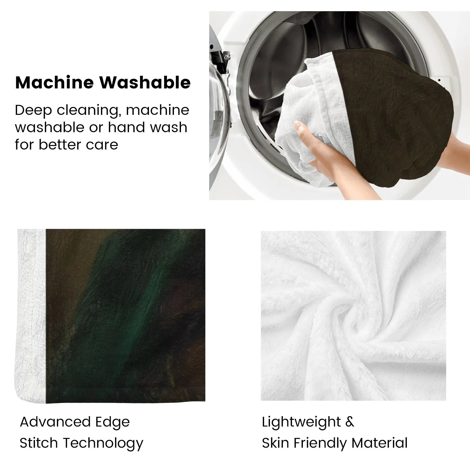 Blankets 1150g Flannel Christmas Santa Oil Painting Realistic Weighted Baby Blankets PrintToucan - PrintToucanChrismas Gift150cm x 200cm/60"x80"