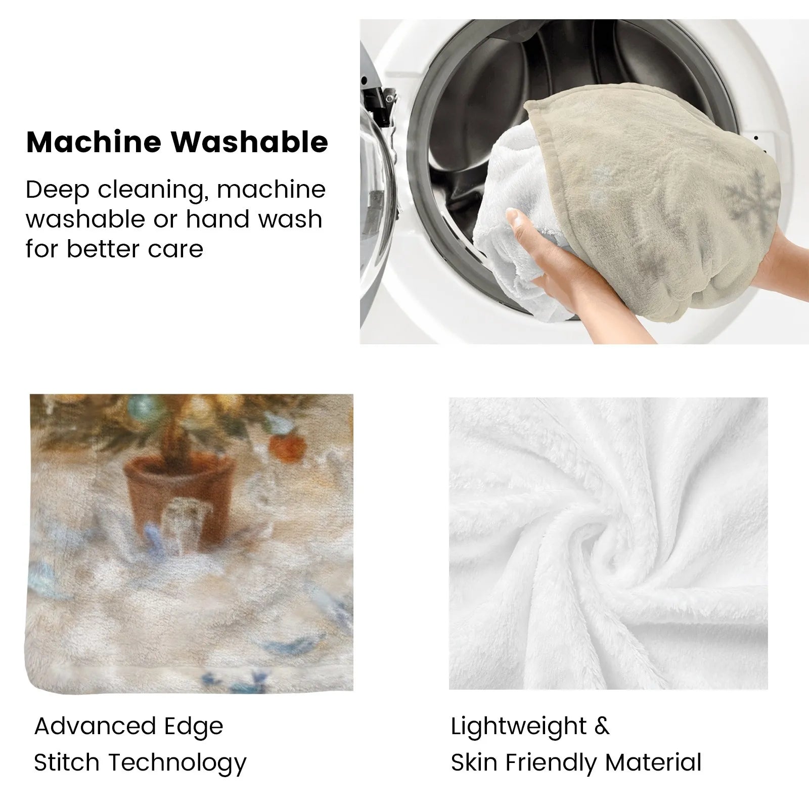 Blankets 1150g Flannel Christmas Snowman Toilet Humor Weighted Baby Blanket – Fun Holiday Gift PrintToucan - PrintToucanChrismas Gift150cm x 200cm/60"x80"