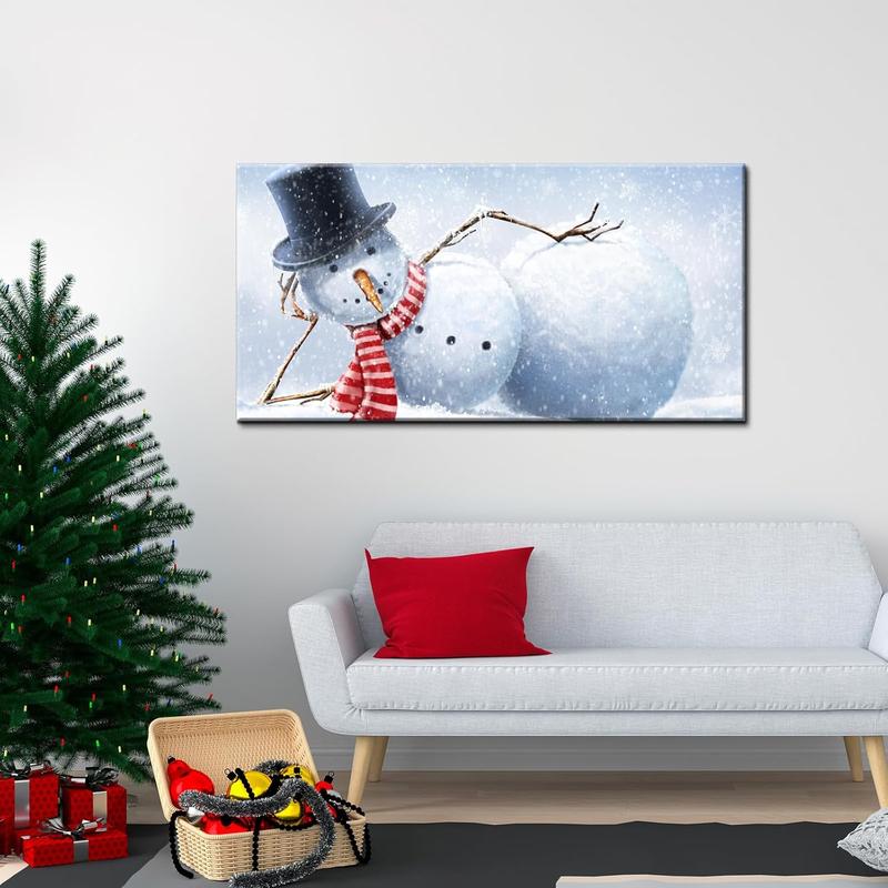 Canvas Prints Christmas Snowman Decor - Suggestions for Xmas Presents Made in USA | Printtoucan - PrintToucan1732024424890929989