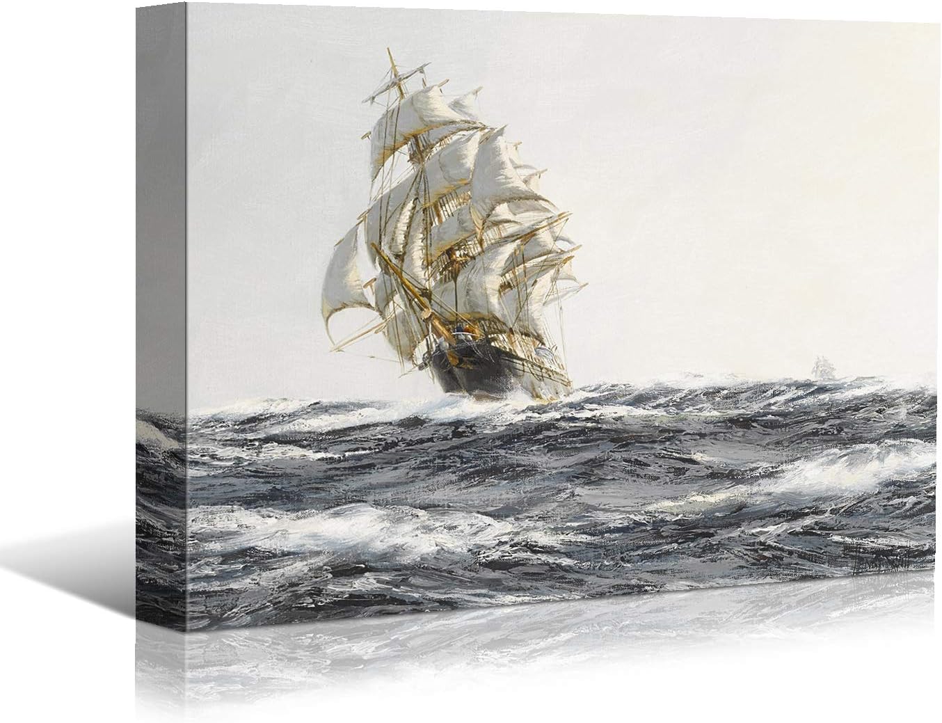 Canvas Prints Premium Ocean Theme Sailboats Wall Art Home Decor & Wall Art - PrintToucan - PrintToucanCphy-121-16L" x 12W"-1.5inch