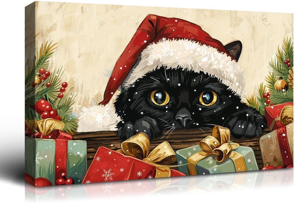 Canvas Prints Rustic Winter Tree Farm Snowman Scene Christmas Wall Art Home Decor | PrintToucan - PrintToucanWWJSDJB2015-16'' L x 12'' W