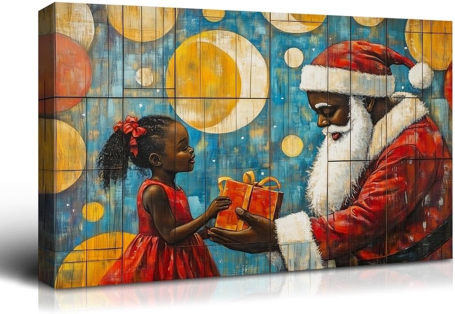 Canvas Prints Rustic Winter Tree Farm Snowman Scene Christmas Wall Art Home Decor | PrintToucan - PrintToucanWWJSDJB2016-16'' L x 12'' W