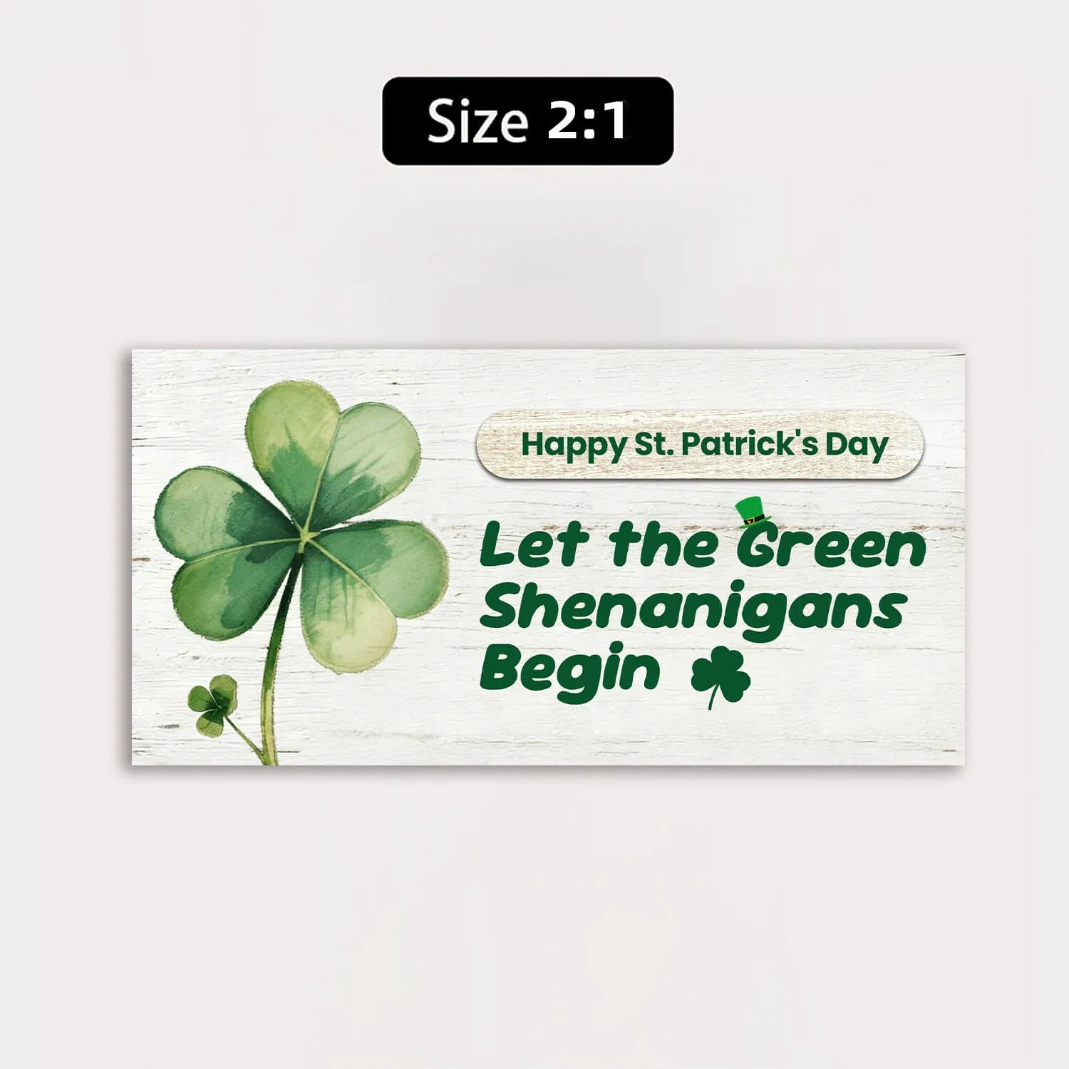 Canvas Prints St Patricks Day Let The Green Shenanigans Begin Rustic Shamrock Farmhouse Wall Art PrintToucan - PrintToucanSt. Patrick’s DayPrinttoucan-12 x 16-1.5‘’