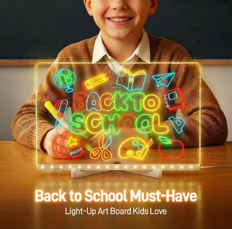 Conatu Acrylic LED Drawing Board Acrylic Valentines Day Light Up Drawing Home Decor PrintToucan - PrintToucanStandard