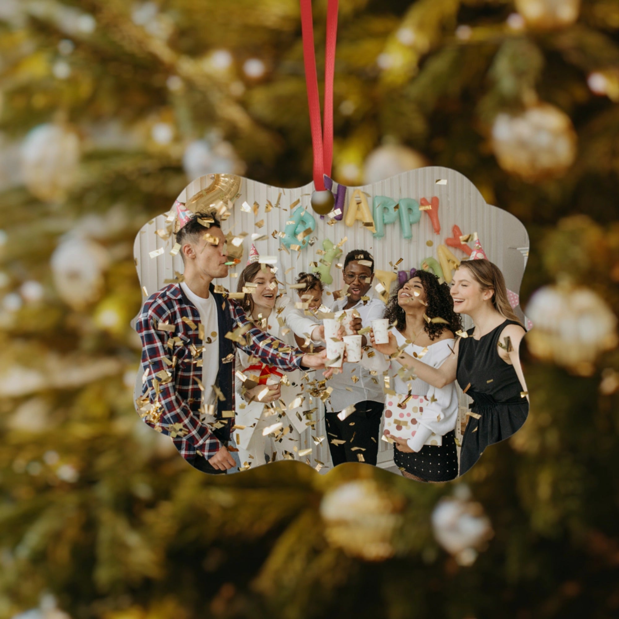 Custom Aluminum Ornament Birthday Gift Photo Upload Fast Printing | PrintToucan - printtoucan