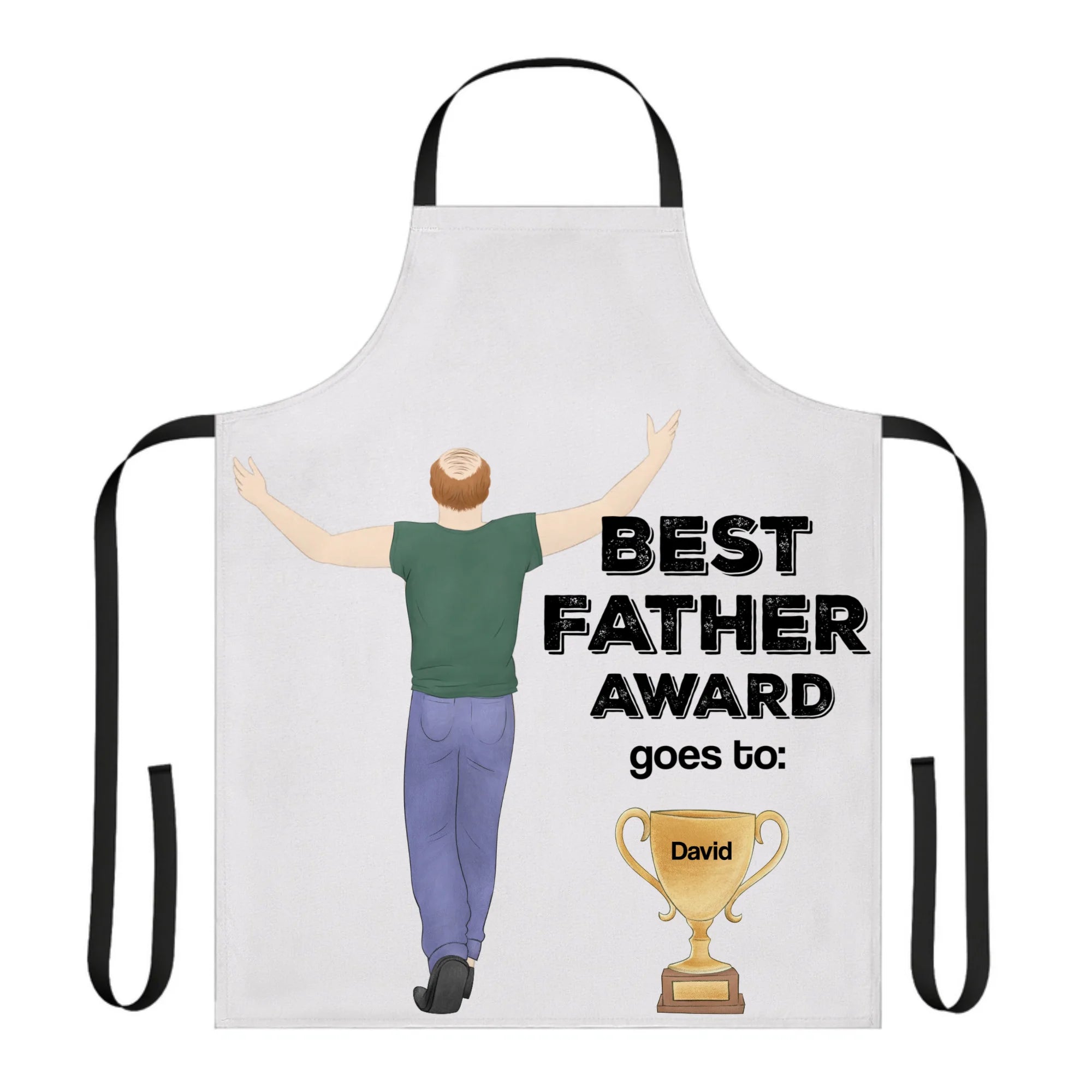 Custom Apron – Personalized Cooking Gift for Dad on Father’s Day - printtoucan