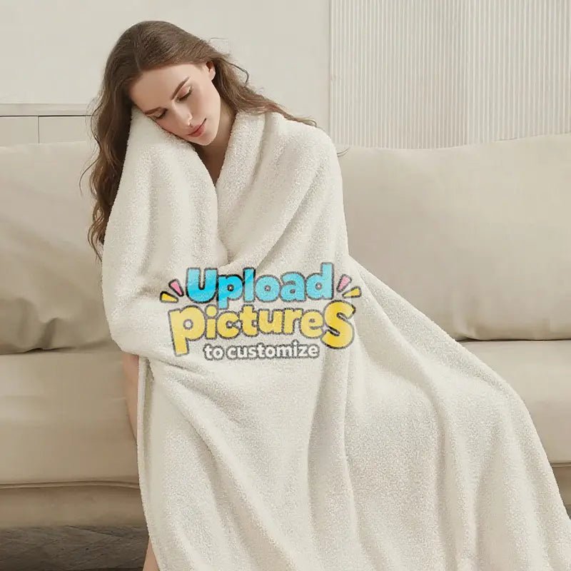 Custom Arctic Fleece Blanket Birthday Gift Image Upload Fast Printing | PrintToucan - printtoucan