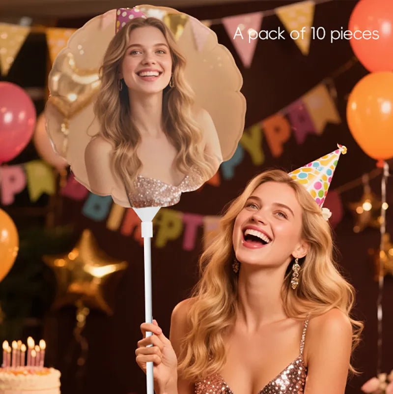 Custom Balloons 18 inch 10pcs Personalized Photo Birthday Gift PrintToucan - printtoucan