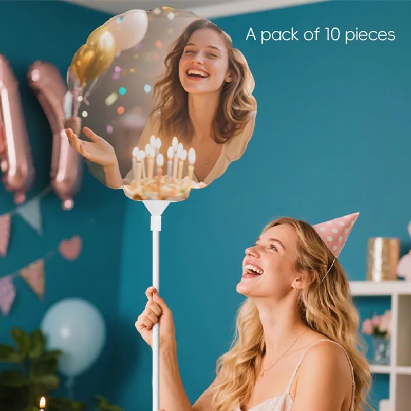 Custom Balloons 18 inch 10pcs Personalized Photo Birthday Gift PrintToucan - printtoucan