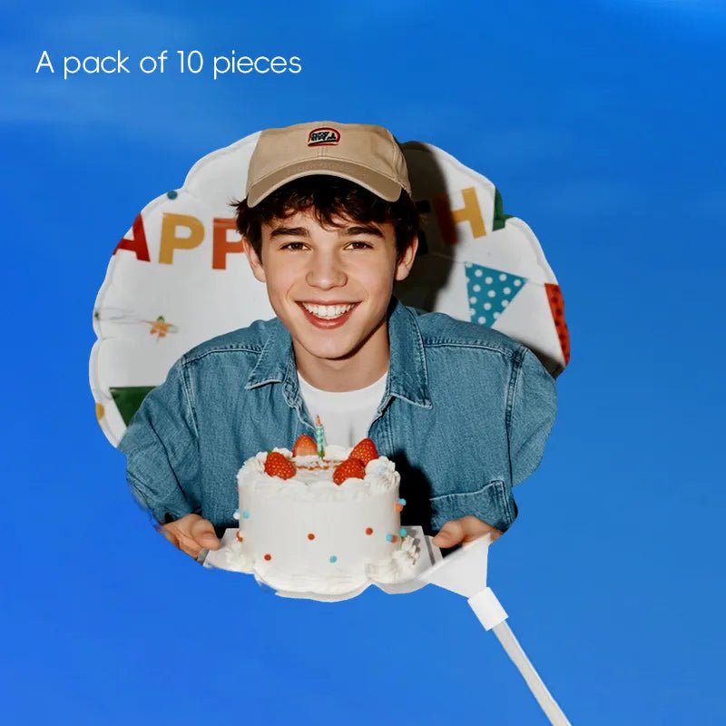 Custom Balloons 18 inch 10pcs Personalized Photo Birthday Gift PrintToucan - printtoucan