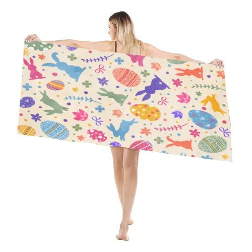 Custom Beach Towel Valentine Polyester Personalized Image Text PrintToucan - PrintToucanValentine's Day GiftsPrinttoucan-13.8x15.7inch(35x40)cm-8