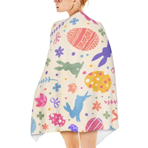 Custom Beach Towel Valentine Polyester Personalized Image Text PrintToucan - PrintToucanValentine's Day GiftsPrinttoucan-13.8x15.7inch(35x40)cm-8