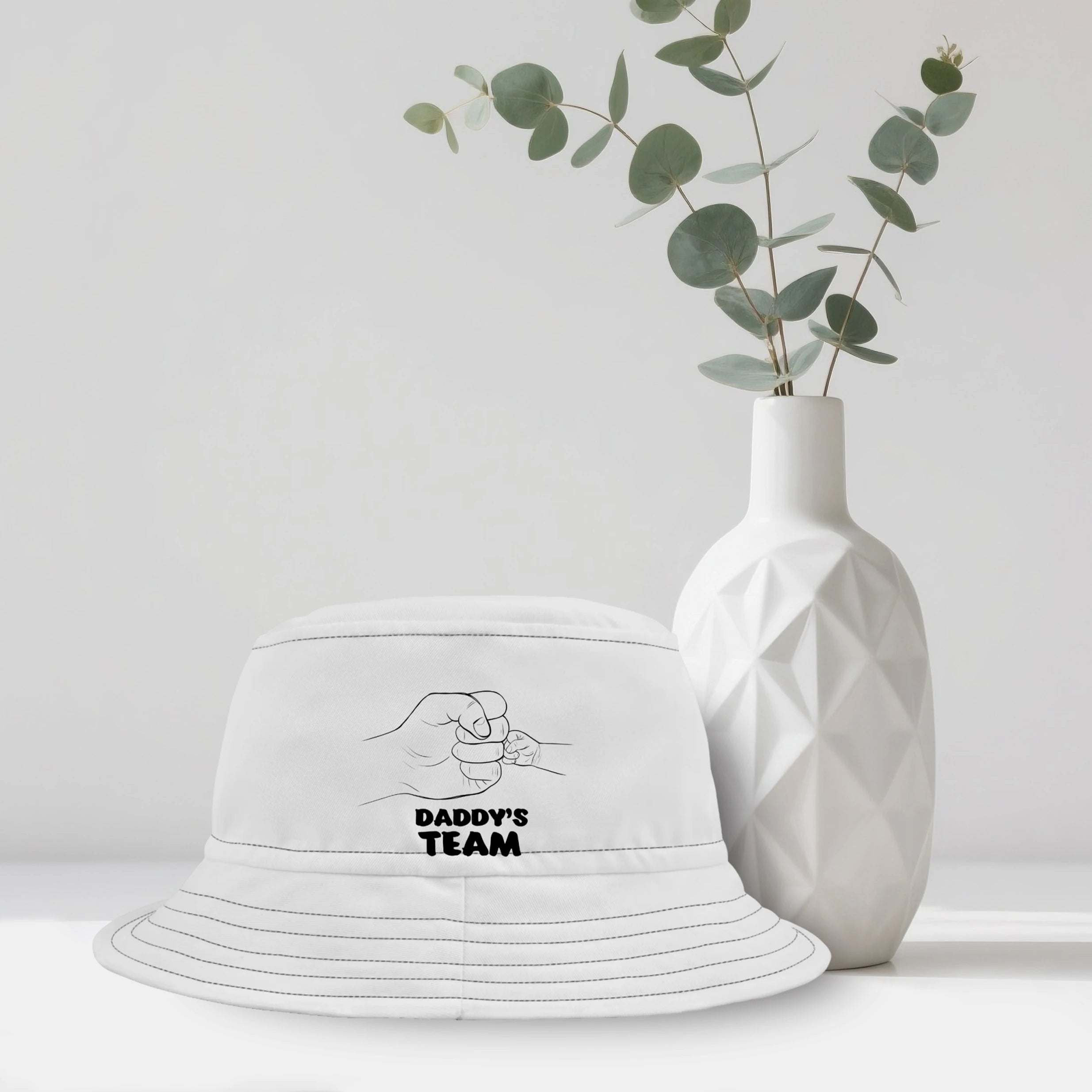 Custom Bucket Hat – Daddy's Team - printtoucan