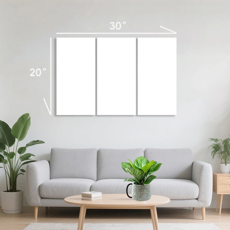 Custom Canvas Prints 3 Panel Triptych Photo Print 1 Image Printtoucan