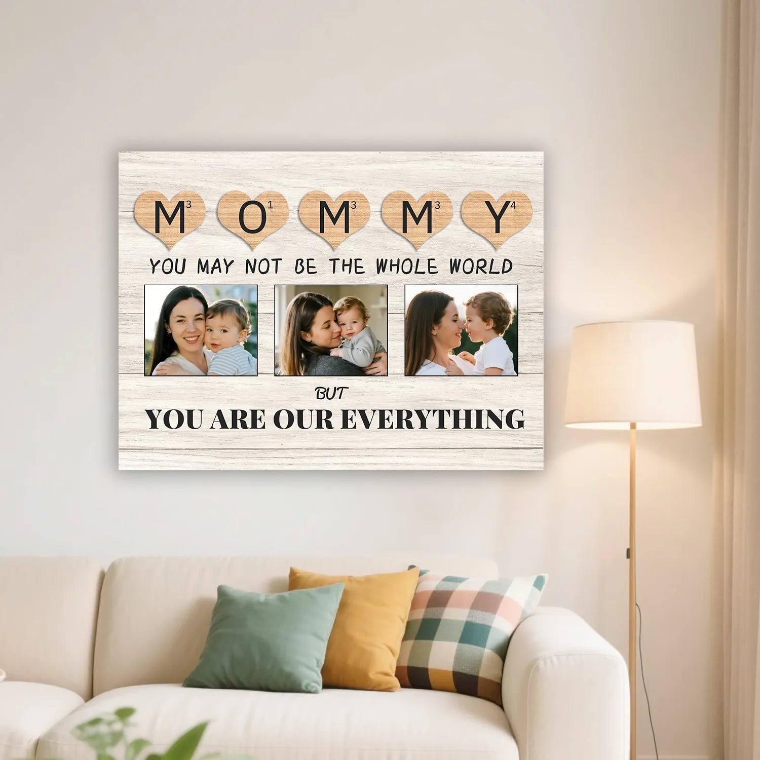 Custom Canvas Prints Mother's Day Gift Photo Collage “You Are Our Everything” PrintToucan - PrintToucanMother's DayPrinttoucan-12 x 16-1.5‘’