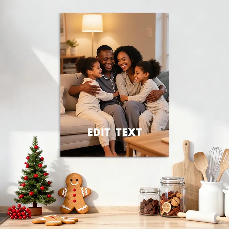 Custom Canvas Prints Wall Art Canvas Personalized Photo And Text Home Decor PrintToucan - PrintToucanChrismas GiftPrinttoucan-12 x 16-1.5‘’