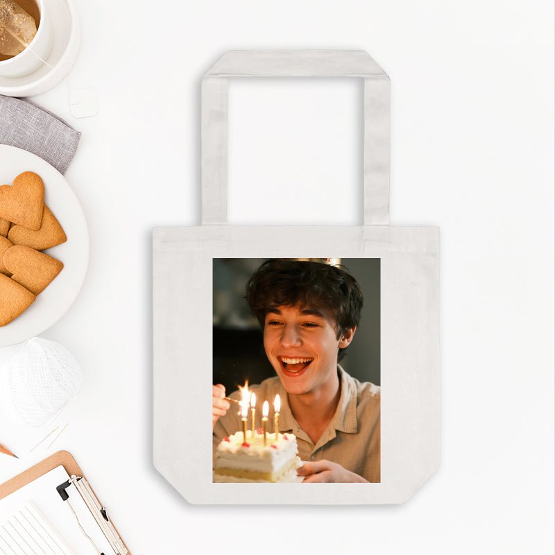 Custom Cotton Tote Bag Birthday Gift Design Upload Fast Printing | PrintToucan - printtoucan