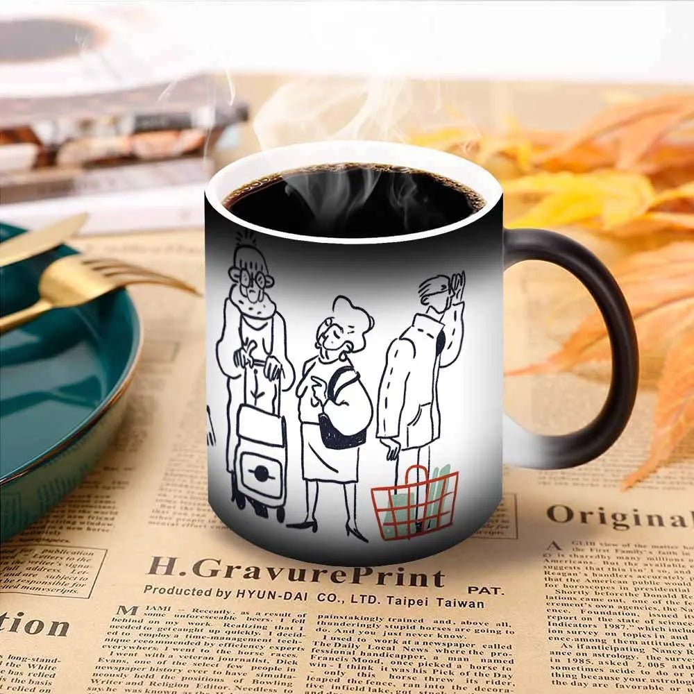 Custom Discoloration Mug With Photo & Text Holiday Theme Photo Prints Personalized | PrintToucan - PrintToucanHome Decor