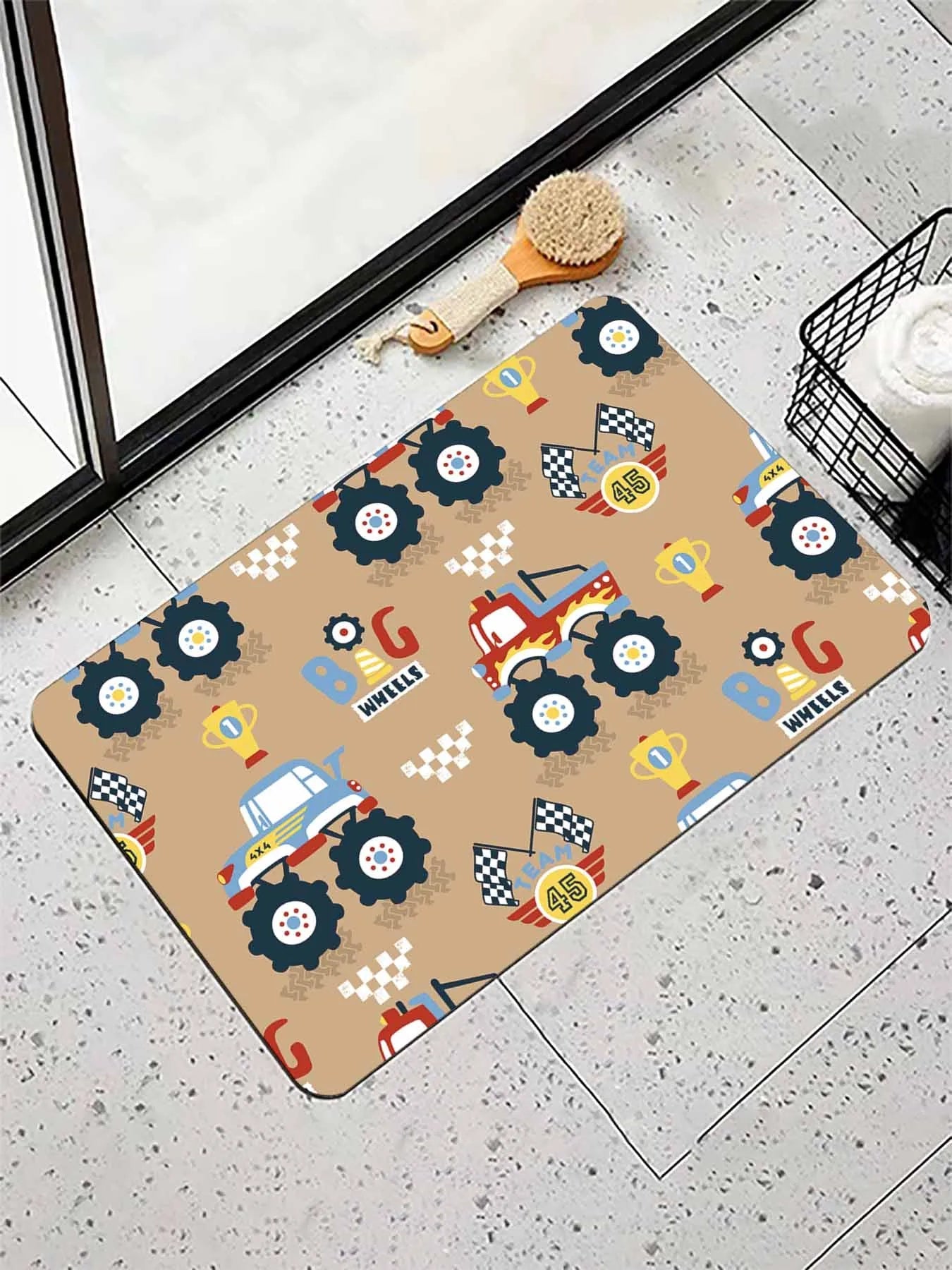 Custom Floor Mat Absorbent Quick Dry Diatomite Stone Personalized Photo Text Home Decor PrintToucan - PrintToucanHome DecorPrinttoucan-150cm x 200cm/60"x80"