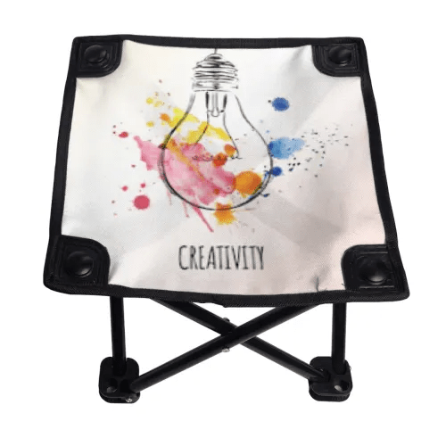 Custom Folding Fishing Stool Valentine’s Day Oxford Cloth Personalized Image Text Outdoor Stool PrintToucan - PrintToucanValentine's Day Gifts