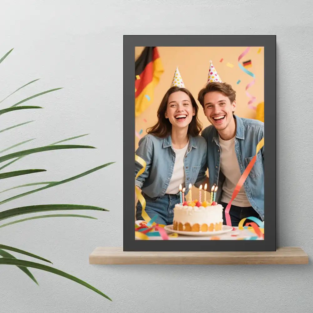 Custom Framed Poster Birthday Design Upload Fast Printing | PrintToucan - printtoucan