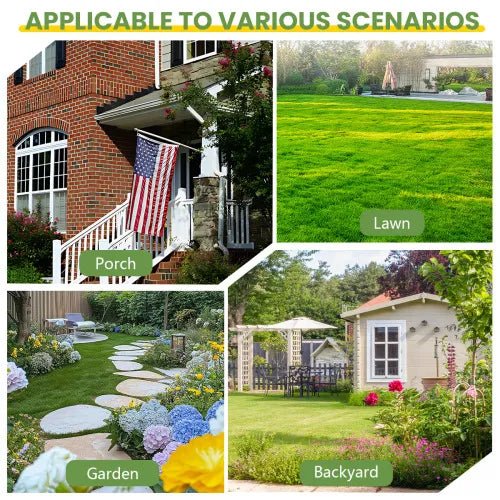 Custom Garden Flag Holiday Celebration White Linen Personalized Photo Text Outdoor Decor PrintToucan - PrintToucanHome Decor