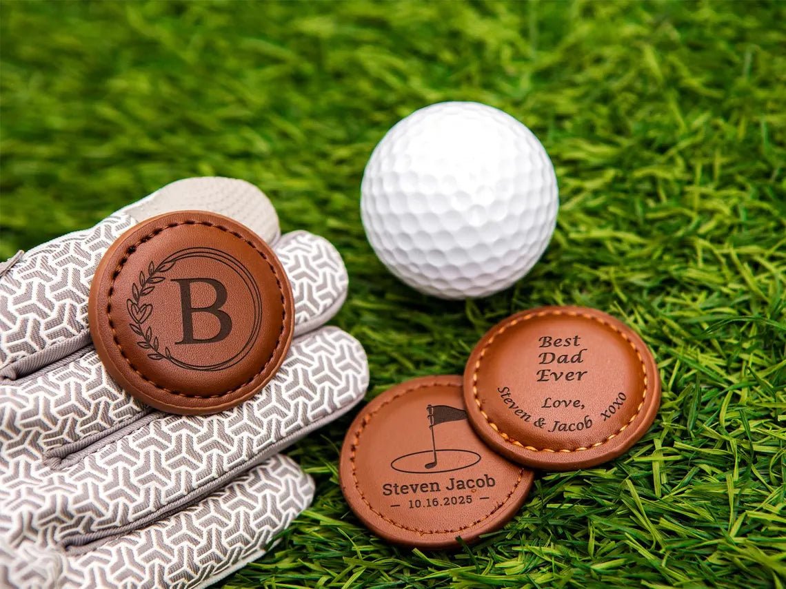 Custom Golf Ball Marker Clip Valentine’s Day Leather Personalized Image Text Golf Marker Clip PrintToucan - PrintToucanValentine's Day GiftsPrinttoucan-13.8x15.7inch(35x40)cm-8