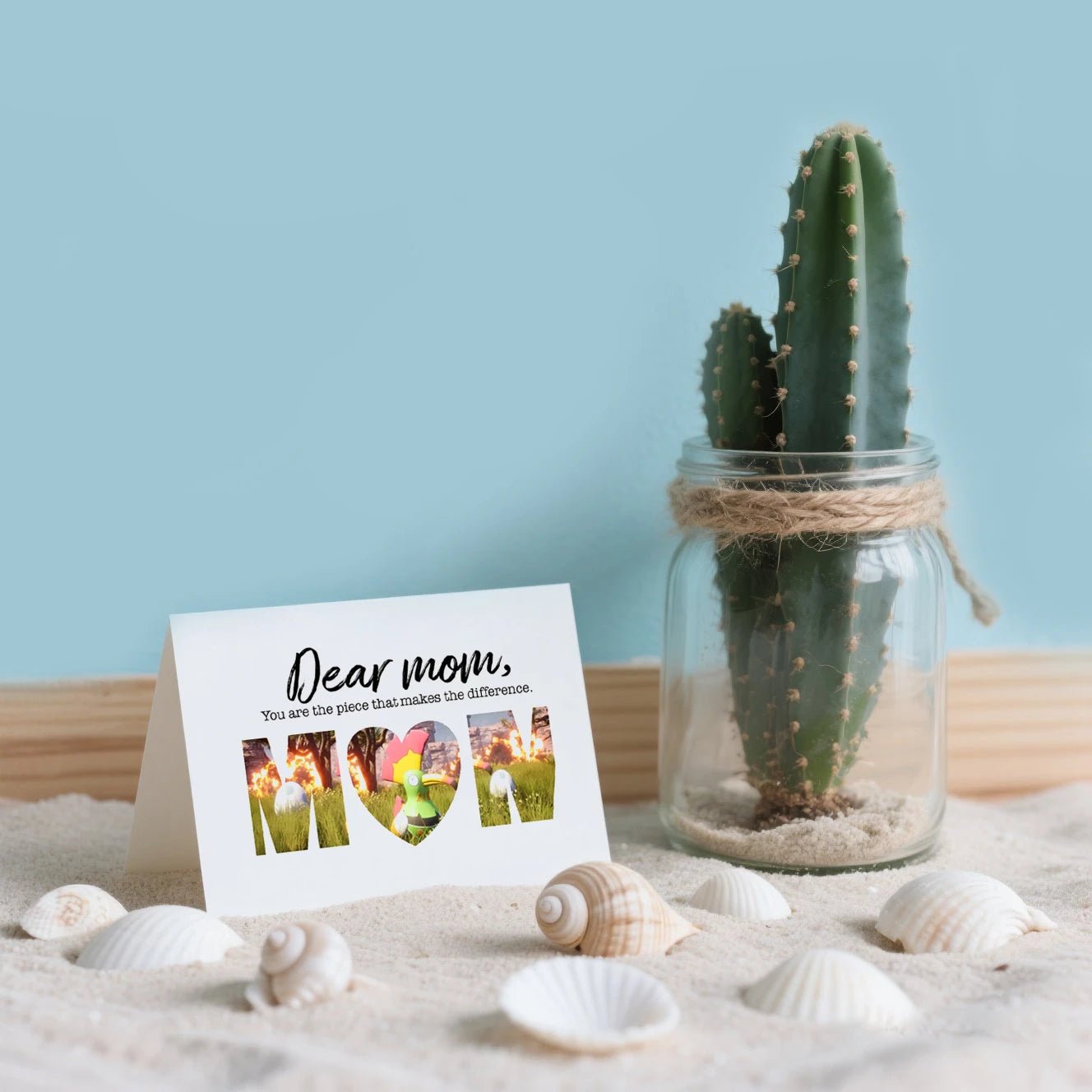 Custom Greeting Card – Personalized Mother’s Day Gift with Photo & Message - printtoucan