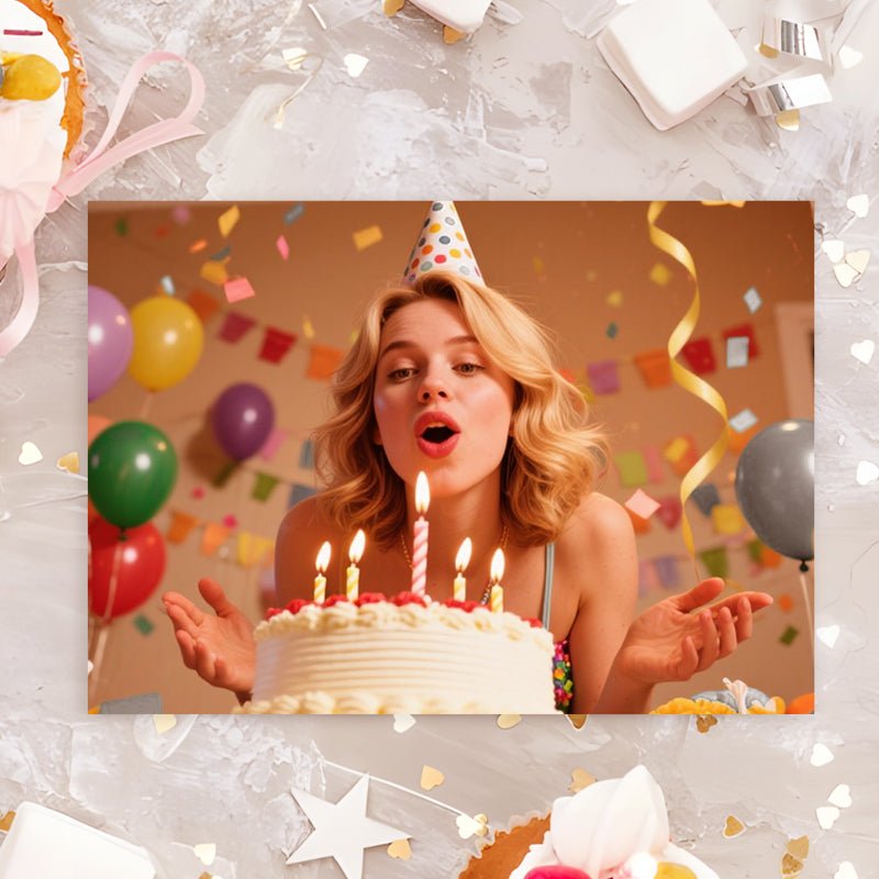 Custom Greeting Cards Birthday Wishes Image Upload Fast Printing | PrintToucan - printtoucan