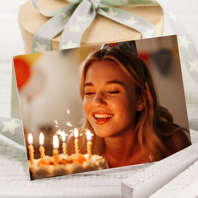 Custom Greeting Cards Birthday Wishes Image Upload Fast Printing | PrintToucan - printtoucan