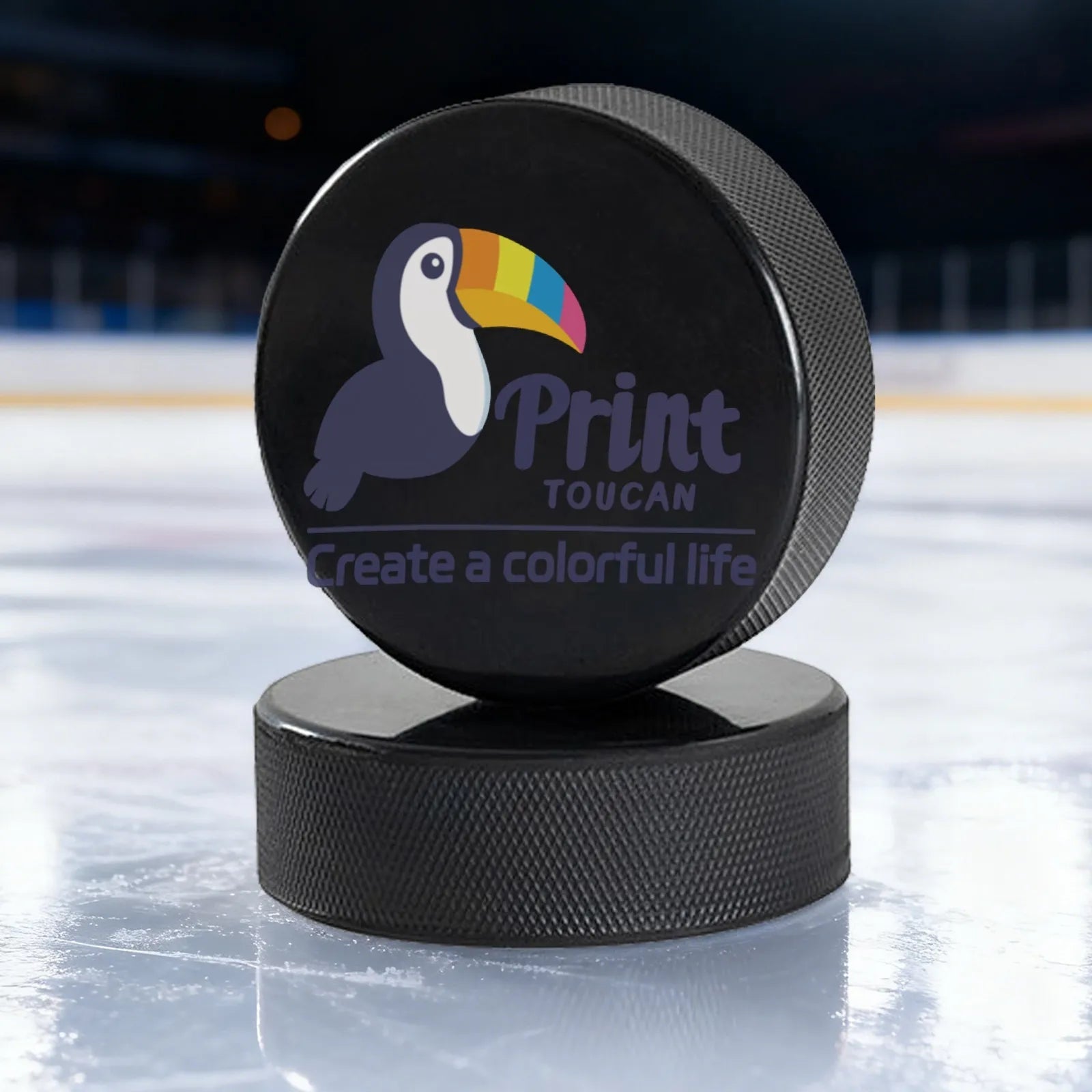 Custom Ice Hockey Valentine’s Day Rubber Personalized Image Text Ice Hockey PrintToucan - PrintToucanValentine's Day GiftsPrinttoucan-13.8x15.7inch(35x40)cm-8