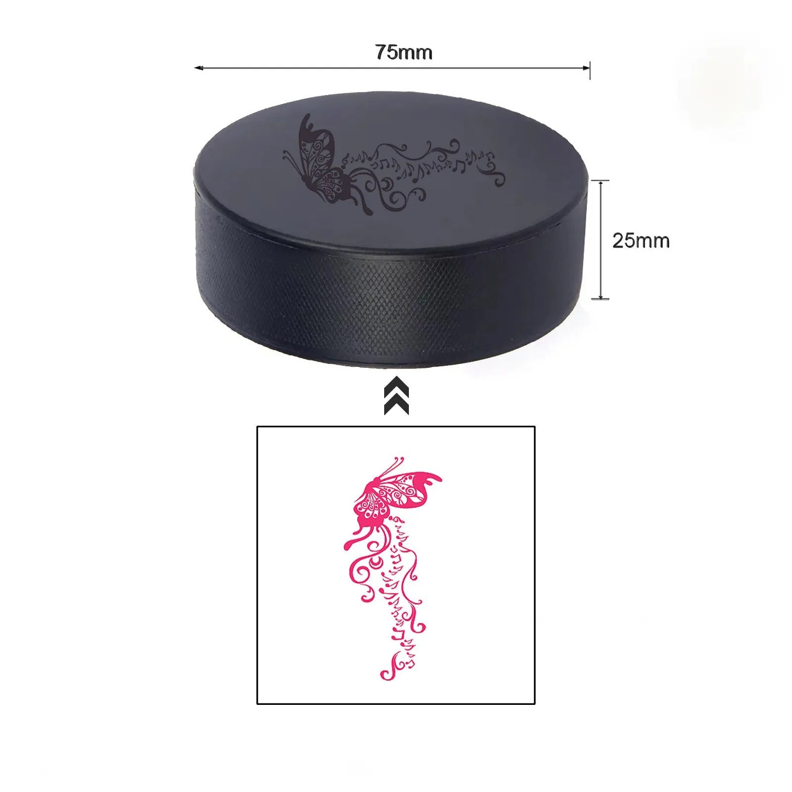 Custom Ice Hockey Valentine’s Day Rubber Personalized Image Text Ice Hockey PrintToucan - PrintToucanValentine's Day GiftsPrinttoucan-13.8x15.7inch(35x40)cm-8