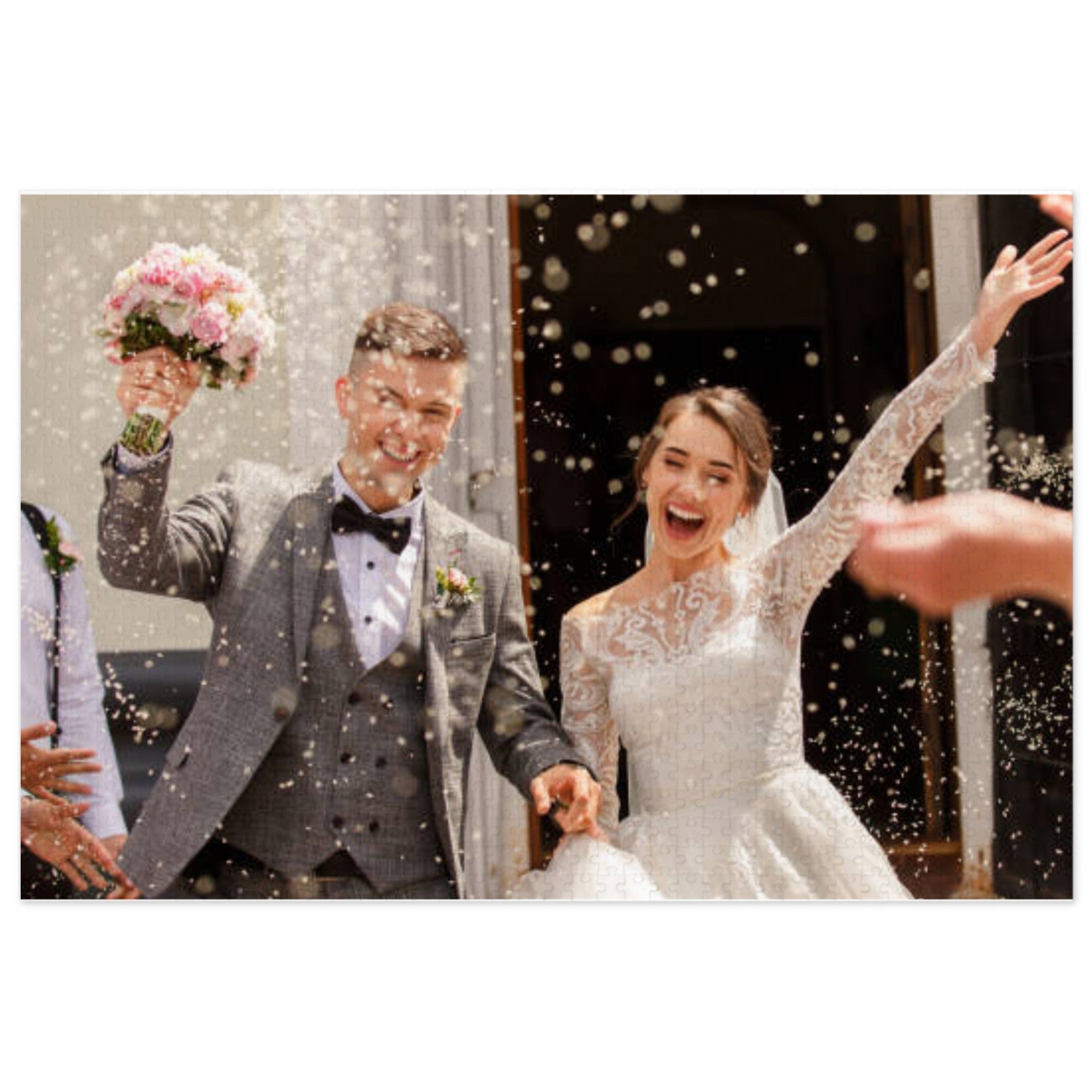 Custom Jigsaw Puzzle Wedding Photo Gift Fast Printing | PrintToucan - printtoucan