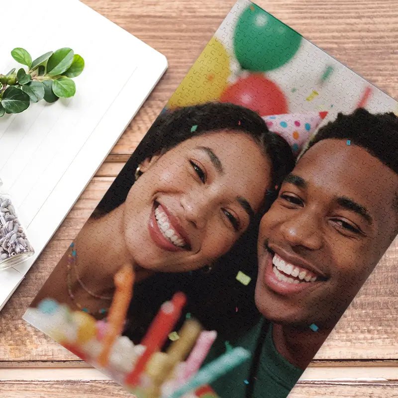 Custom Jigsaw Puzzle with Tin Birthday Gift Design Fast Printing | PrintToucan - printtoucan