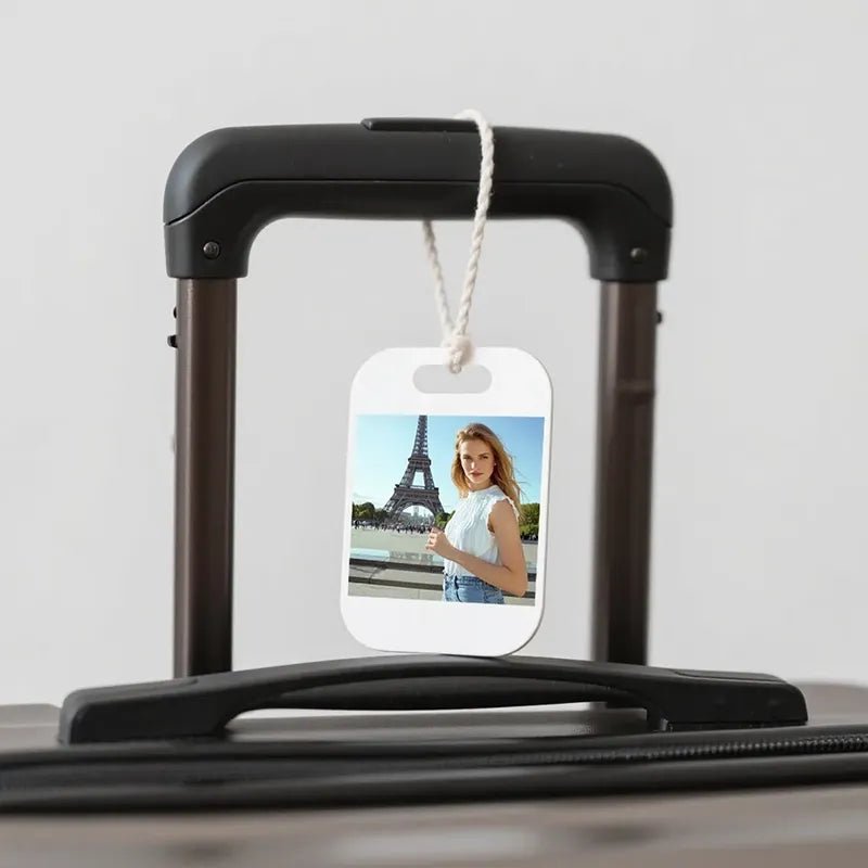 Custom Luggage Tag Travel ID Upload Image PrintToucan - printtoucan