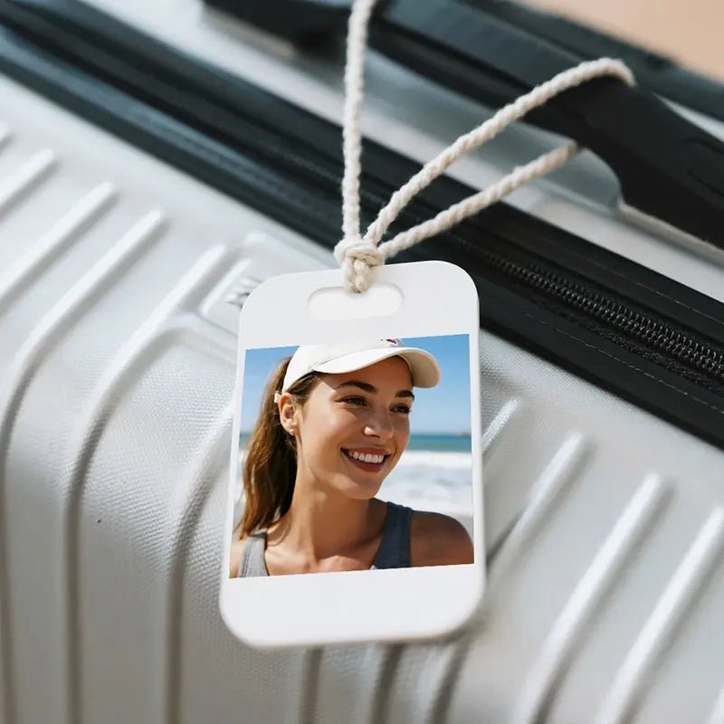 Custom Luggage Tag Travel ID Upload Image PrintToucan - printtoucan