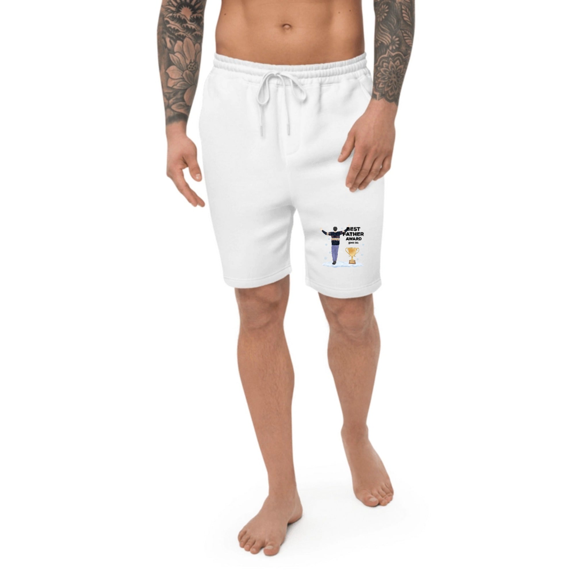Custom Men's Fleece Shorts – Personalized Sports Event Gift - printtoucan