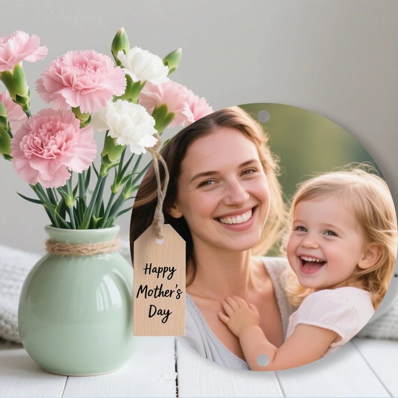 photo printing Custom Metal Tin Sign Photo Upload Mother's Day PrintToucan