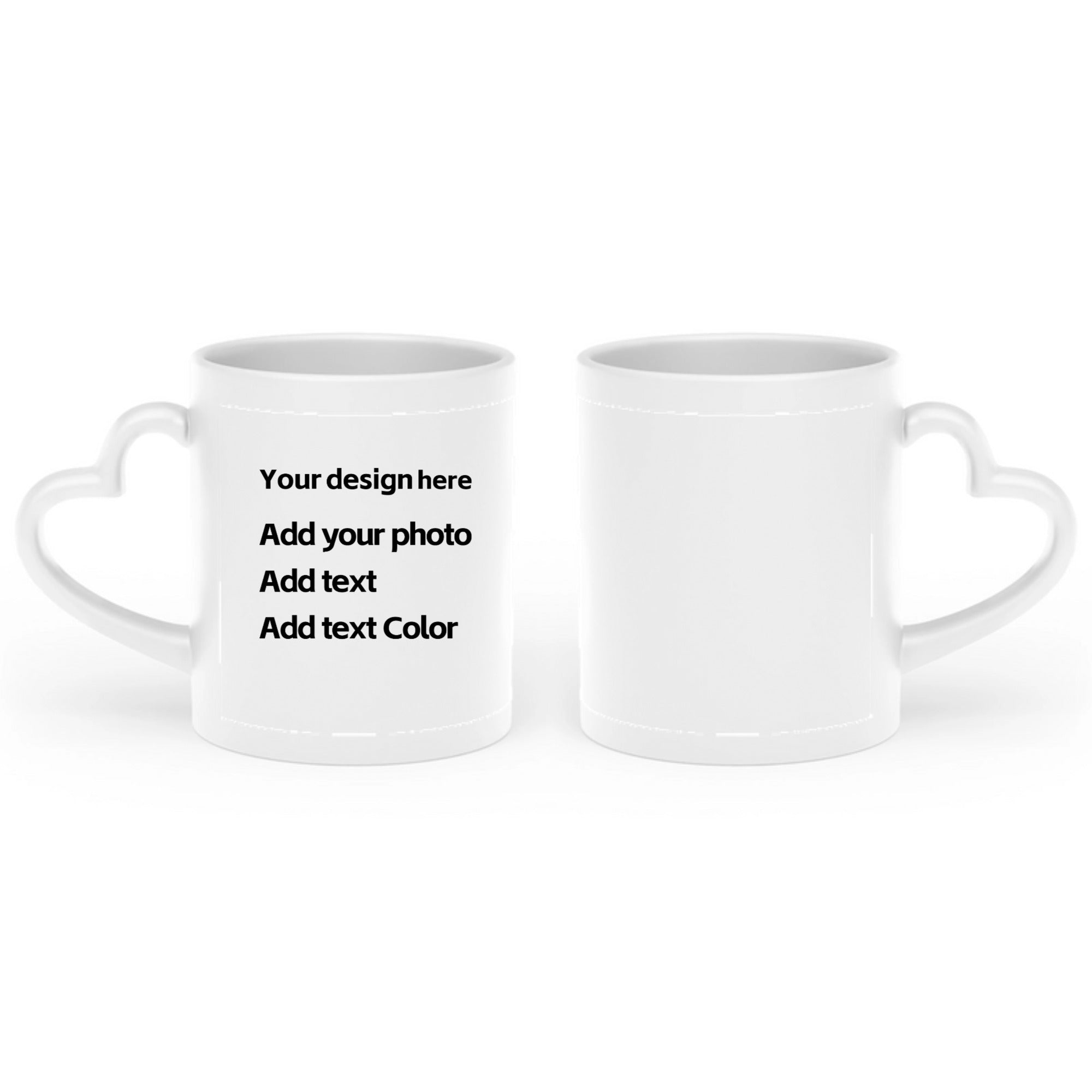 Custom Mug 11oz Upload Image and Text with Custom Color PrintToucan - printtoucan
