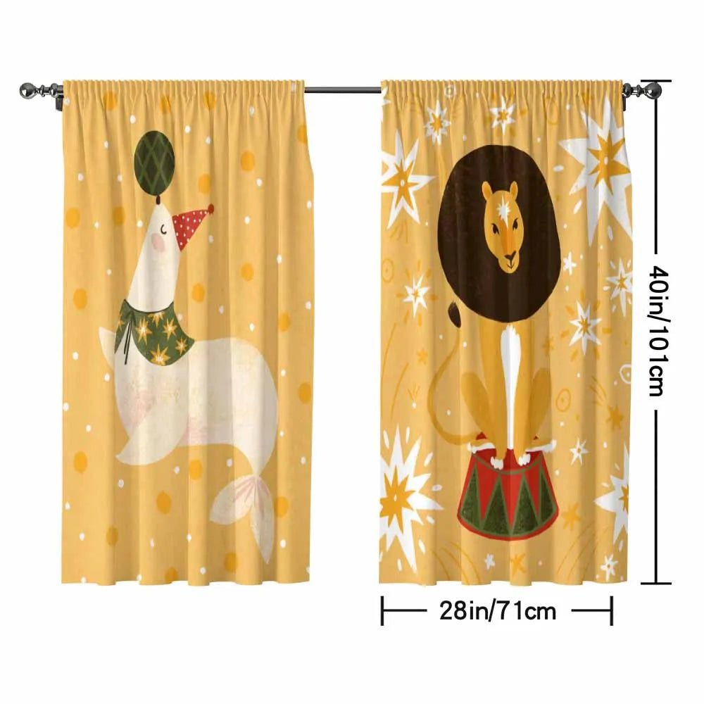 Custom Perforated Curtain With Photo & Text – Holiday Theme Photo Prints Personalized | PrintToucan - PrintToucanHome Decor