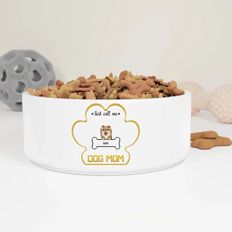 Custom Pet Bowl - Personalized Christmas Gift for Pet Lovers - printtoucan
