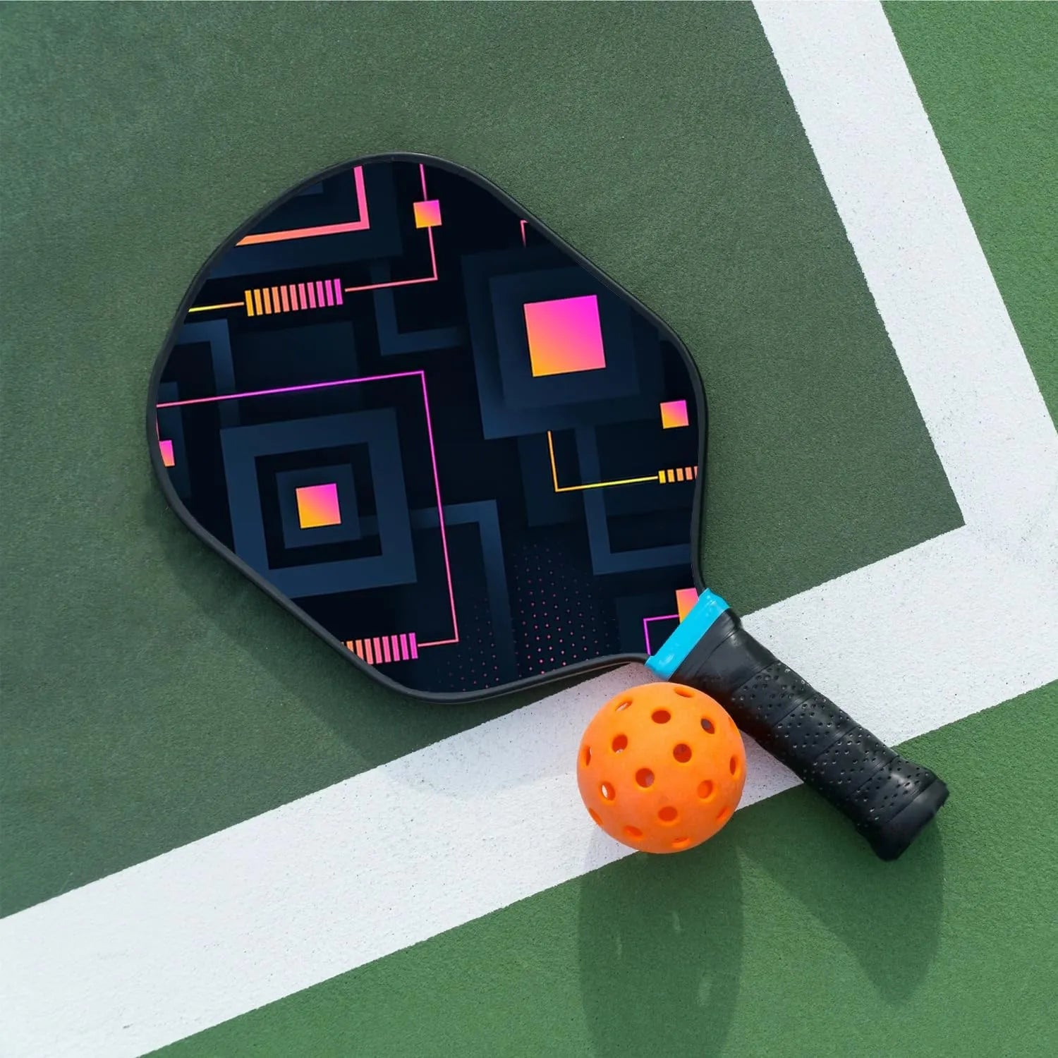 Custom Pickleball Paddles Valentine’s Day Fiberglass Personalized Image Text Pickleball Paddles PrintToucan - PrintToucanValentine's Day GiftsPrinttoucan-13.8x15.7inch(35x40)cm-8