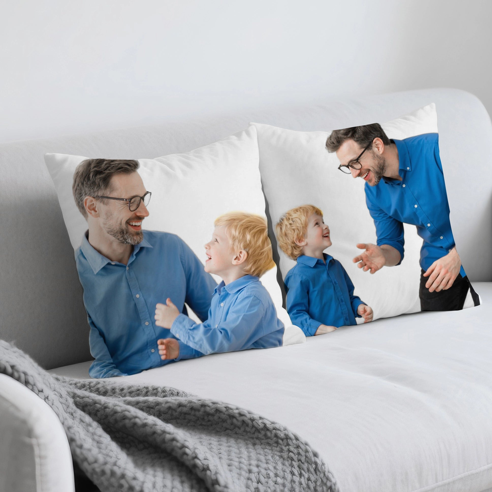 Custom Pillow with Uploadable Image & Text PrintToucan - printtoucan